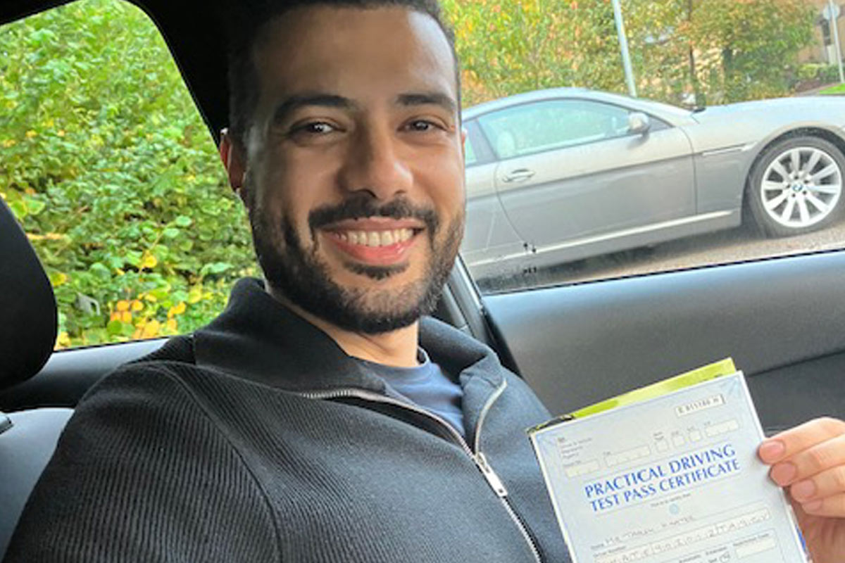 automatic driving test pass student yorkshire