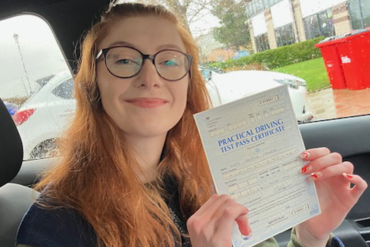 automatic driving test student